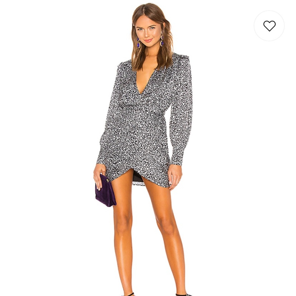 The Joyce Mini Dress in Abstract Cheetah